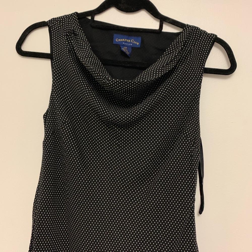 Polka dot midi dress